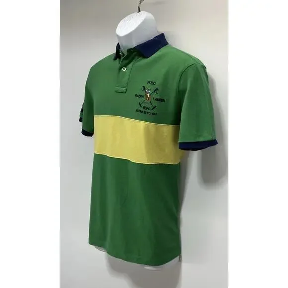 Polo Ralph Lauren Club Mens M Classic Fit Short Sleeve Pony Equestrian Shirt - Picture 4 of 7